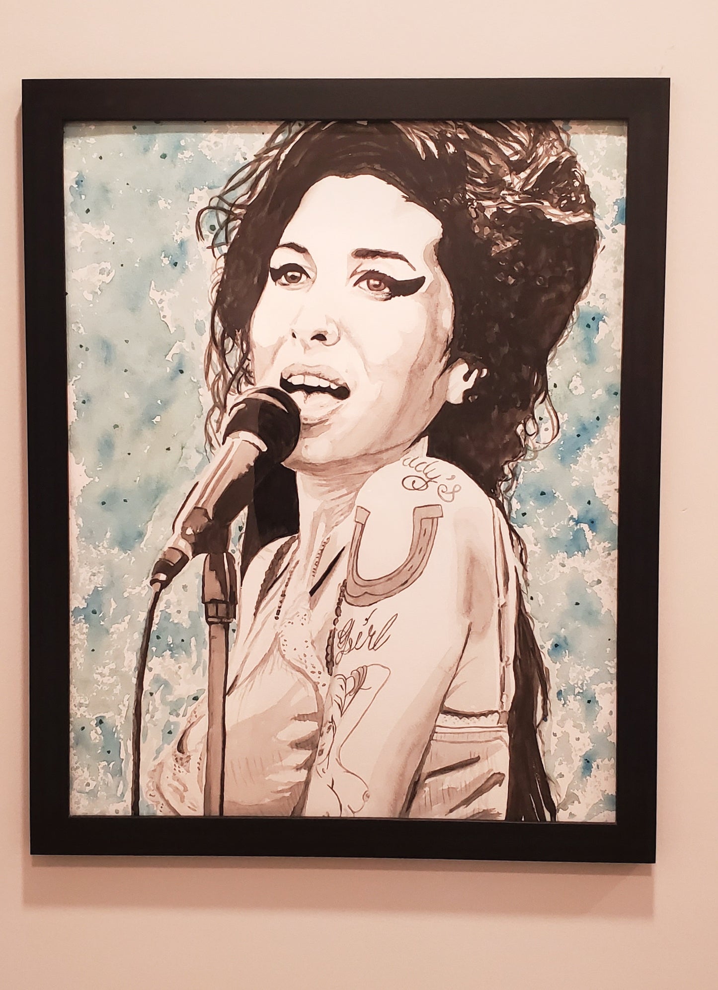 Icons "Amy" - Watercolor on Paper