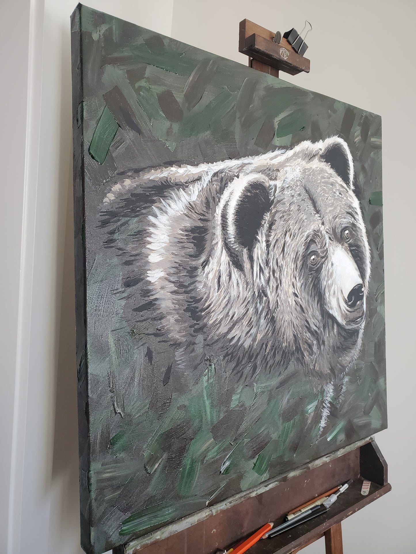 12) Animals "The Bear"- Acrylic on Canvas